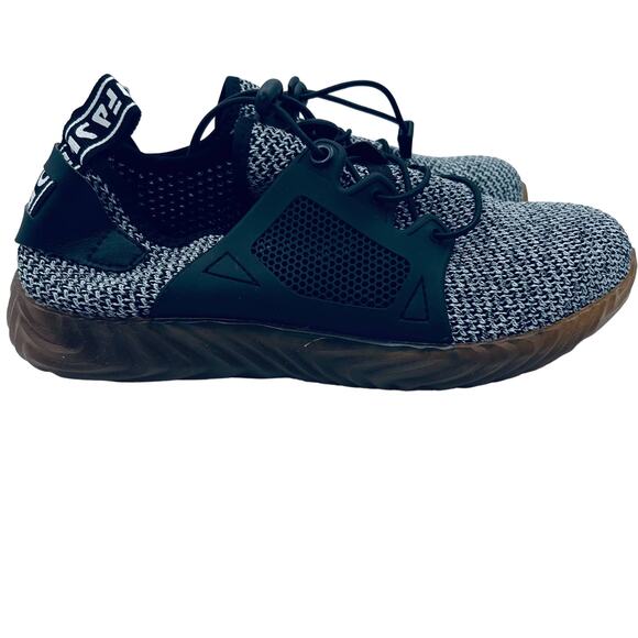 Steel Toe Work Slip On Shoes Unisex Lightweight 8.5 Women 7 Men Gray Hongchengye - Picture 3 of 7